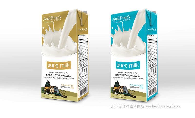 奶制品外包裝