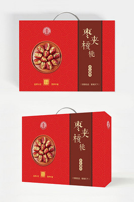 大棗夾核桃 包裝