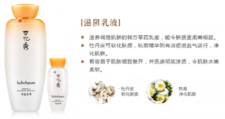 雪花秀滋陰套裝包裝